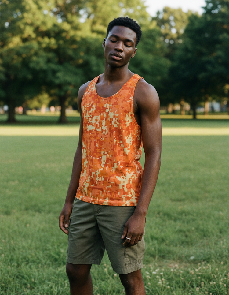 Men's Military Camouflage Patterns Tank Top