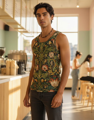 Chrysanthemum Tank Top Men's Tank Top — Dripper