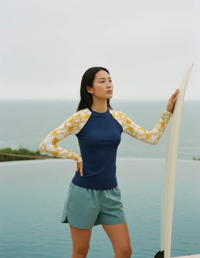 Rashguard — Women's Lemon Yellow Albaicín