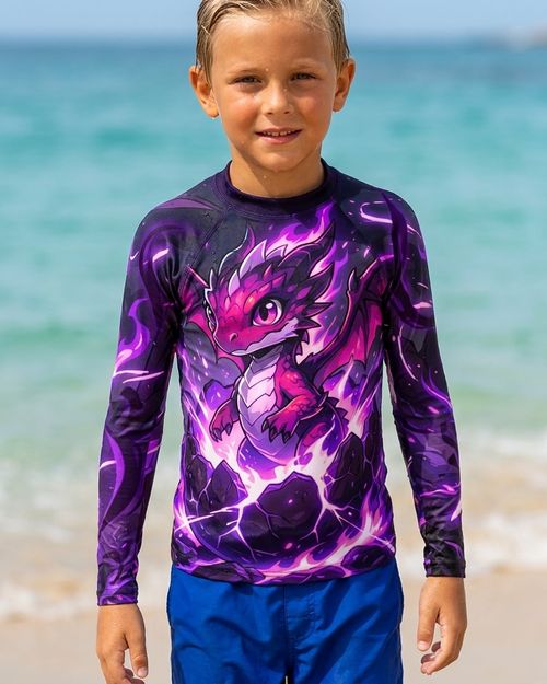 Boys Shadow Baby Dragon boys rashguards
