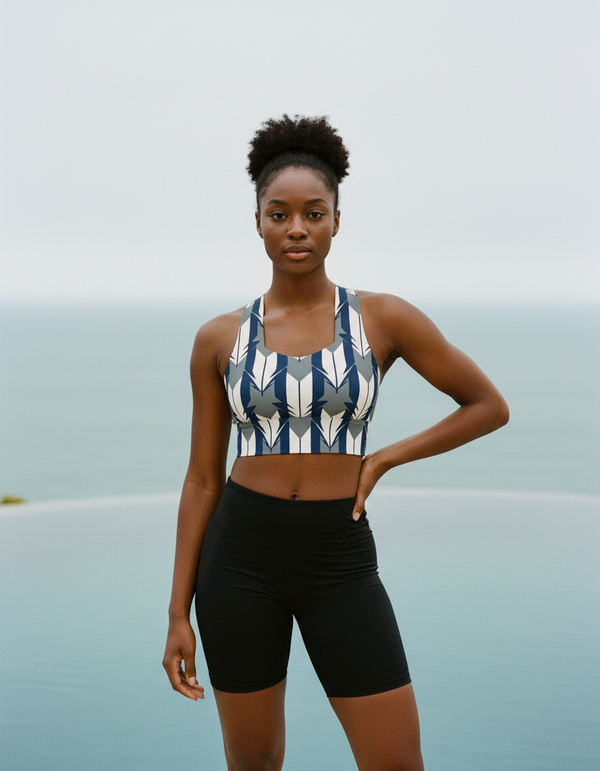 Yagasuri longline sports bras