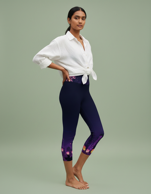 Shinra Leggings Capri Yoga Leggings — Dripper