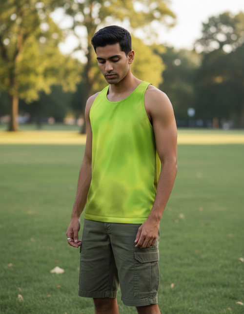 Lime Frostbite Tank Top Men's Tank Top — Dripper