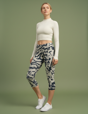 Blue Aura Lattice leggings