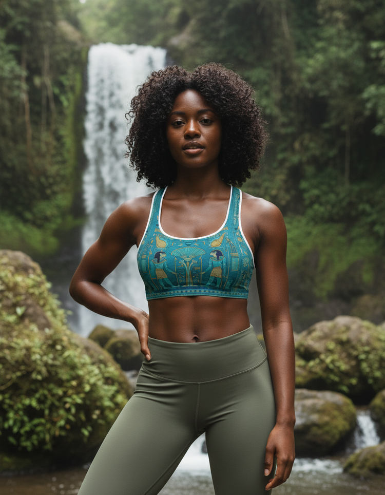 Eternal Rhythm Ankh Sports Bra