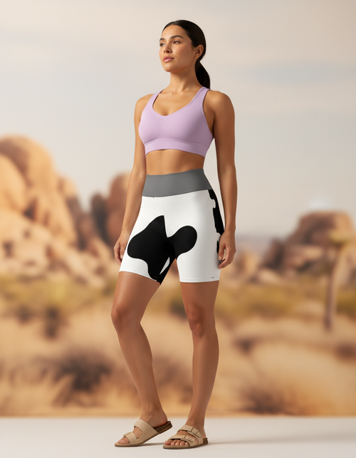 Moo Yoga Shorts Yoga Shorts — Dripper