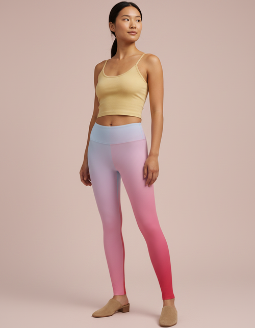 Millennial Pink Elysium Leggings Women's Leggings — Dripper