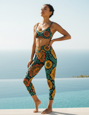 Kriti Capri Yoga Leggings Capri Yoga Leggings — Dripper