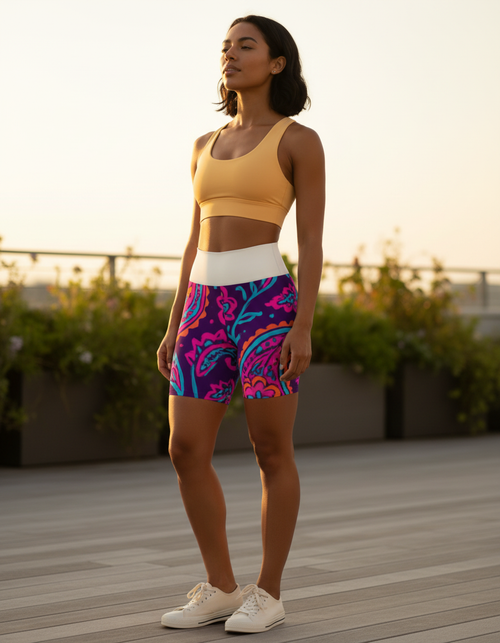 Jasmine Yoga Shorts Yoga Shorts — Dripper