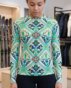 Iznik Collection high-rise leggings
