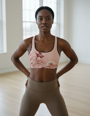 Tea Rose Elysian sports bras