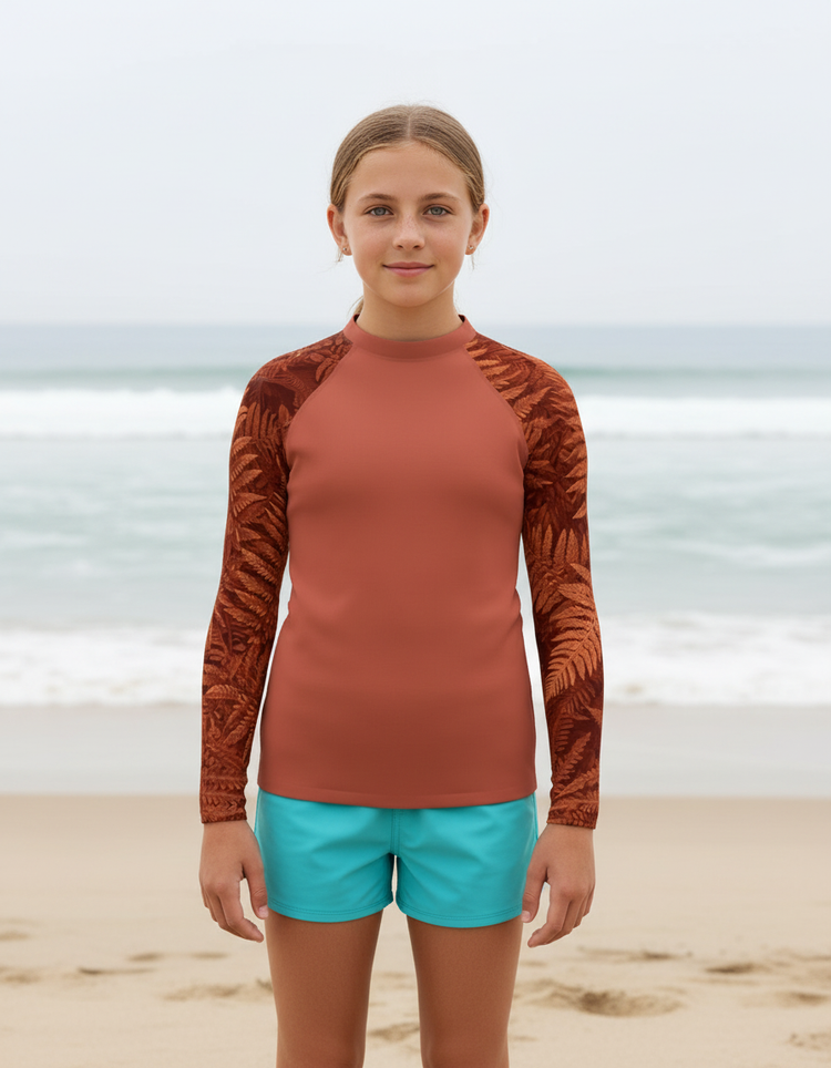 Youth Fern Rash Guard