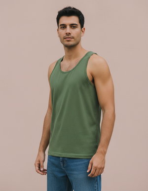 Men's Amber Haze Fern men's tank tops