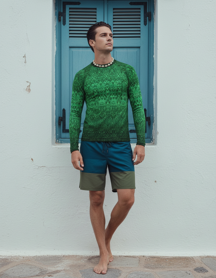 Rashguard — Men's Runway Emerald Siam