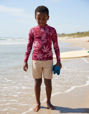 Kids Hot Pink Kumo kids rashguards