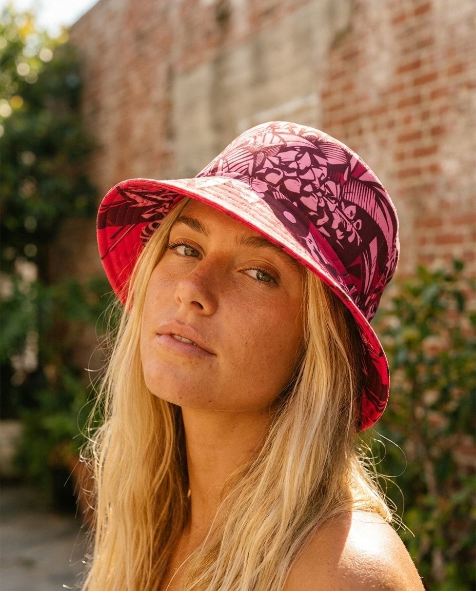 Hot Pink Lani Uli bucket hats — view 1 of 2