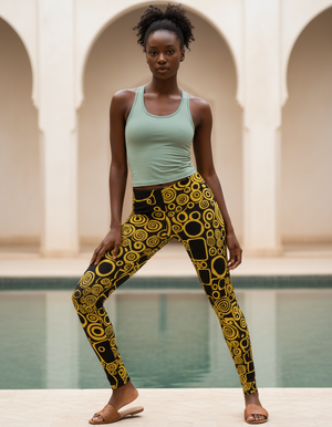 Chiaroscuro Leggings Women's Leggings — Dripper