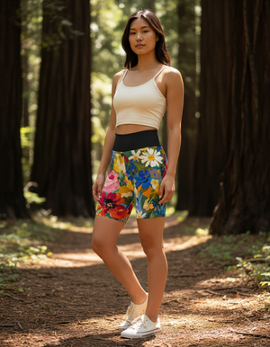 Chroma Yoga Shorts Yoga Shorts — Dripper
