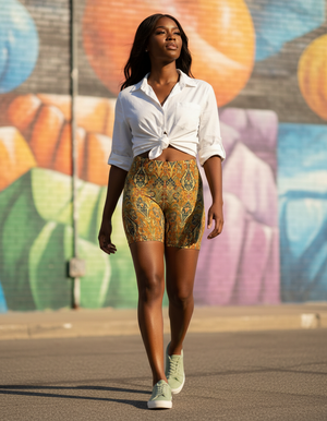 Ottoman Floral Bikinis short shorts