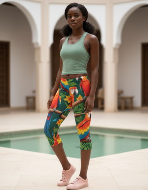 Kaleido capri leggings