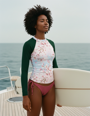 Women's Kiku women's short-sleeve rashguards