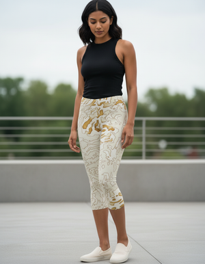 Amber Haze Lattice leggings