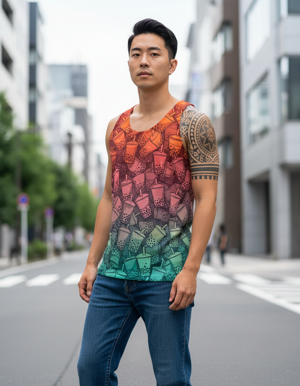 Boba Collection men's tank tops
