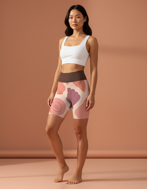 Tide Yoga Shorts Yoga Shorts — Dripper