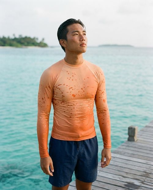 Muskmelon Surge Rash Guard