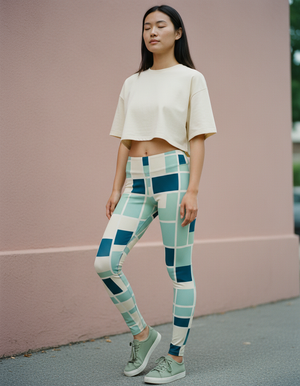 Jelly Mint Kraft leggings