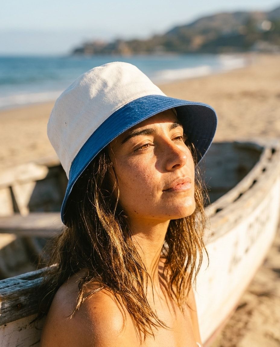 Marina Stripe bucket hats