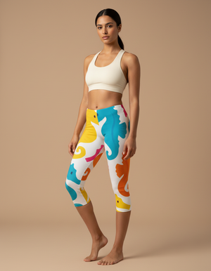 Mystique Capri Leggings Capri Leggings — Dripper