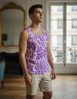 Electric Fuchsia Ember Tank Top Men's Tank Top — Dripper