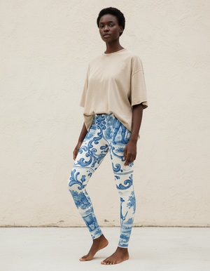 Pictorial Azulejo Women's Leggings women's leggings