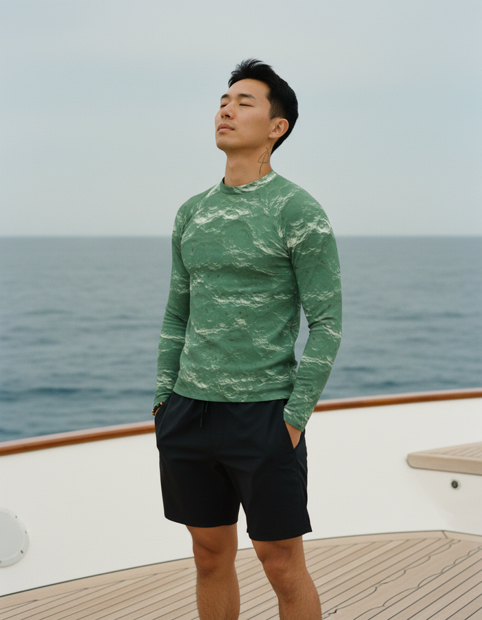 Rashguard — Men's Jelly Mint Eclipse