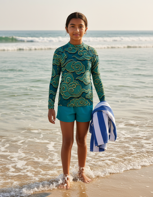 Alexandrite Zephyr Rash Guard Youth Rash Guard — Dripper