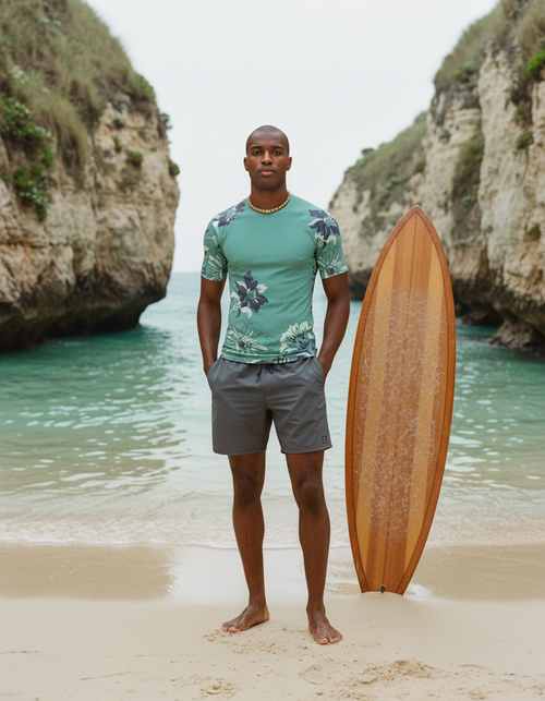Turquoise Elysian Rash Guard