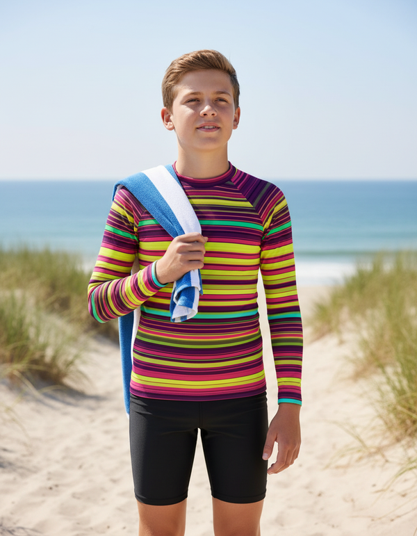 Striped Collection Rash Guard rashguards