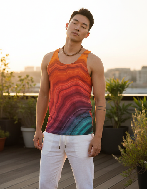 Men's Mosaic men's tank tops