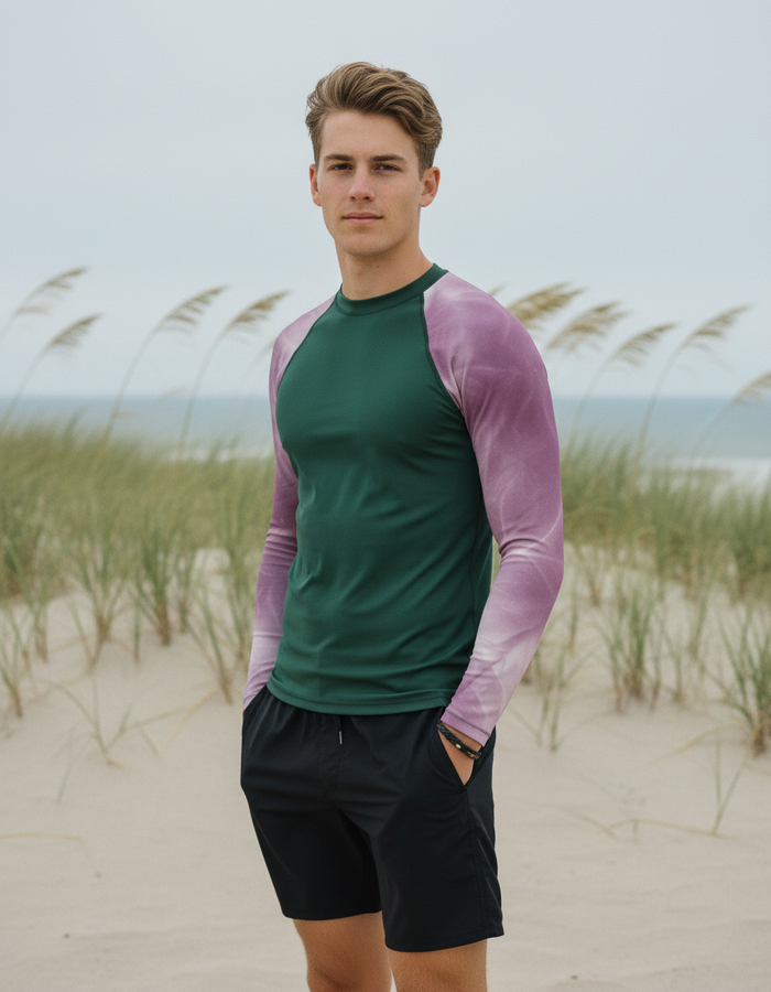 Rashguard — Men's Burnished Lilac Frost