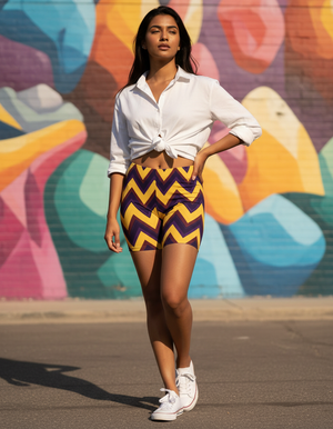 Zigzag Short Shorts Short Shorts — Dripper