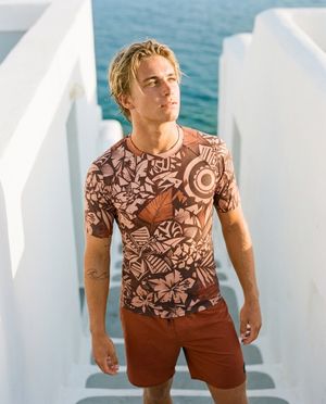 Men's Lava Falls Lani Uli men's rashguards