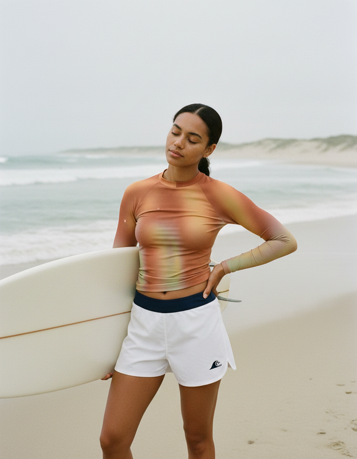 Rashguard — Women's Burnt Sienna Chroma