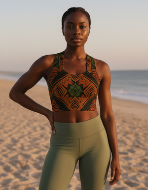 Kinte Sports Bra Longline Sports Bra — Dripper