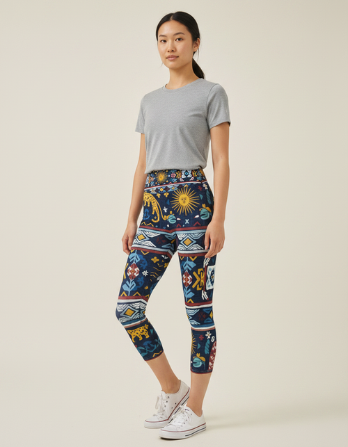 Sol Leggings Capri Yoga Leggings — Lolekai