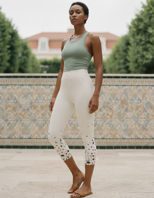 Chroma Leggings Capri Yoga Leggings — Dripper
