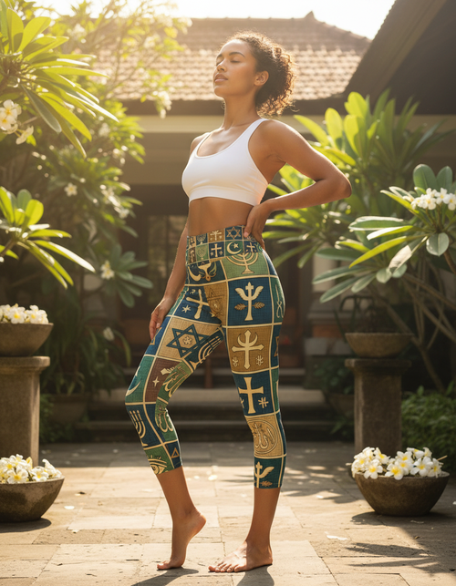 Unity Capri Yoga Leggings Capri Yoga Leggings — Dripper