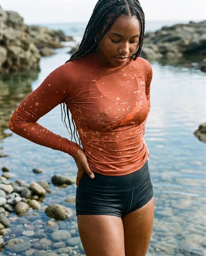 Rashguard — Women's Burnt Sienna Nova