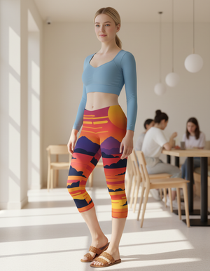Spectrum Capri Leggings Capri Leggings — Dripper