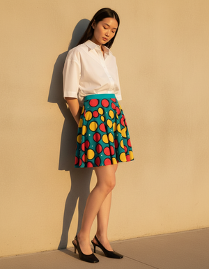 Mosaic Skater Skirt Skater Skirt — Dripper